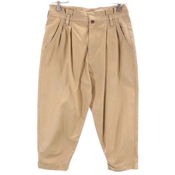 

YAECA Four Ships Made in Japan Tuck tapered Chino pants beige FOR SHIPS Women Used