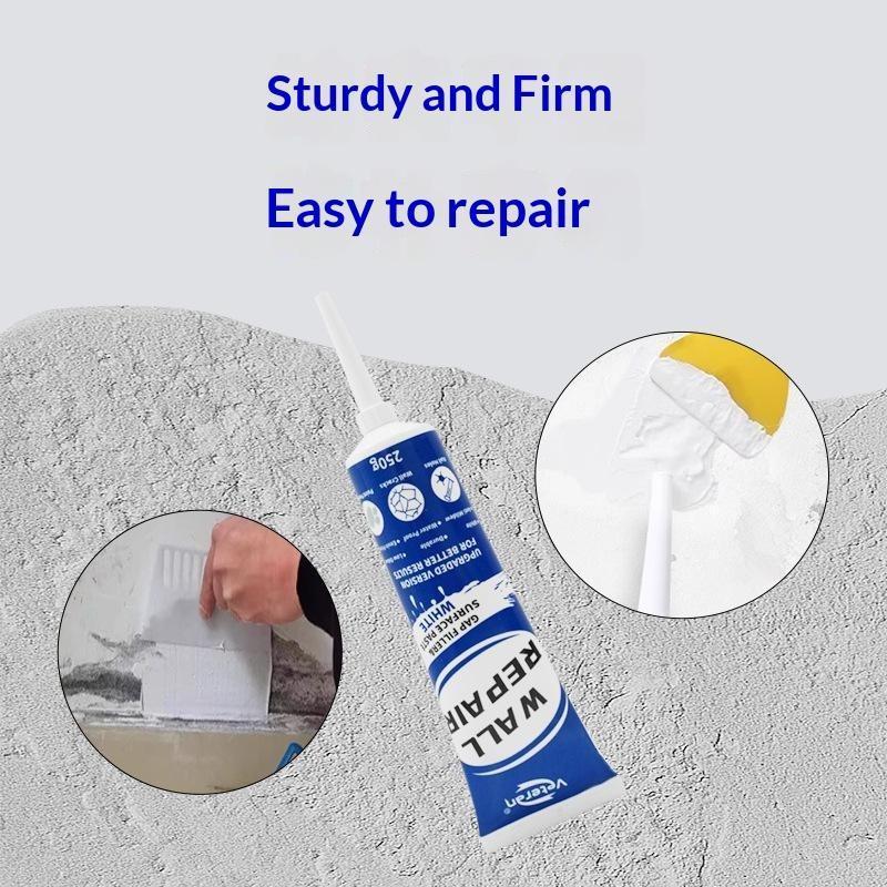 Pasta Stucco Riempitivo per Muri Asciugatura Rapida Stucco per Riparazione Cartongesso Riempitivo per Fori Crepe per Piastrelle Cemento Bagno Fai da Te Riparazione