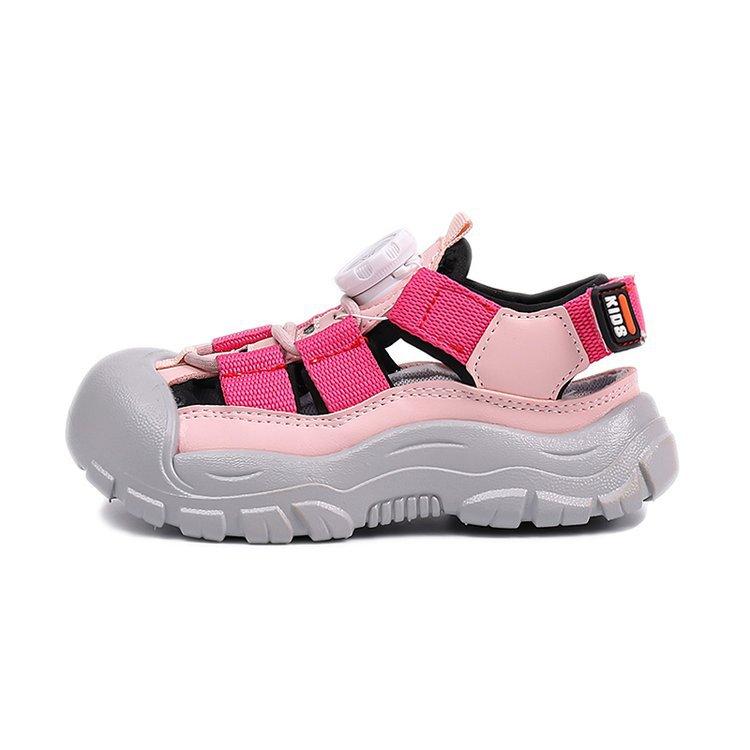 

Девочки спортивные сандалии 2025 весна и лето новые дышащие мягкие пляжные туфли детские уличные туфли для одноклассников повседневные туфли 36 розы красного