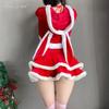 Sexy Lingerie Pure Lust Velvet Christmas Dress Sexy Miniskirt Passion Free New Suit