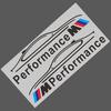 2Pcs Car Rearview Mirror Badge 3D Sticker &Decal Accessories For BMW M E34 E36 E60 E90 E46 E39 E70 F10 F20 F30 X5 X6 X1 M3 M5 M6 E71 F01 F02 F87