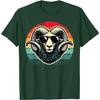 Retro Ram Head Graphic Tee Men Women Unisex Vintage Cool Animal T-Shirt