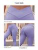 Seamless High-Waist Yoga Pants - Solid Color, Breathable, Peach Hip Design