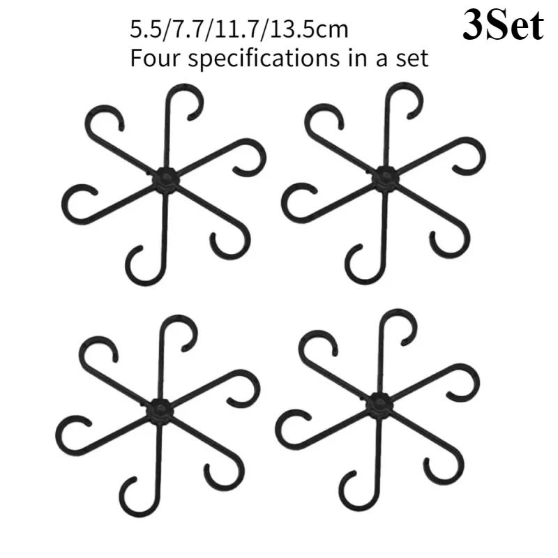 1/2/3Sets Reusable Plant Stem Folding Frame Garden Tools No Stake Trellis Plant Stem Support Support Branches Stem Organizer