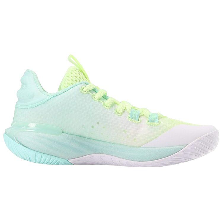 ANTA Basketball Shoes Men's Low Top Fluorescent Night Glow Green/Shallow Beach Green 112221616-4