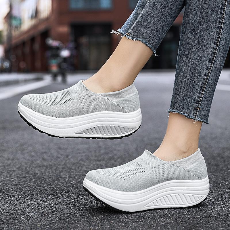Pantofi de damă pantofi de vară cu țesătură pantofi super ușori și confortabili pantofi de femei cu plasă respirabili