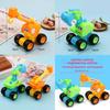 Engineering Vehicle Toy Set With Sliding Function For Boys And Girls
