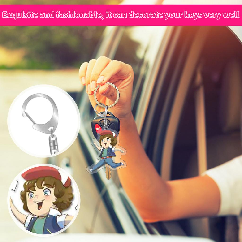 Anime Character Series Buttons And Keychains