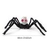 Halloween Decoratiion Face Spider Haunted House Electric Induction Light-up Scary Toy Ornament Haunted House Props
