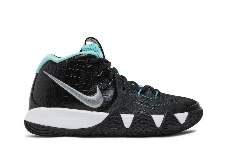 Kids' Sneakers Nike Kyrie 4 Aqua Blue (GS) Tropical Twist/Metallic Silver-White