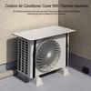 Capa para Unidade Externa de Ar Condicionado Impermeável Resistente às Intempéries Proteção Solar Universal para Condicionador de Ar Externo Unidade Externa Capa Protetora Superior