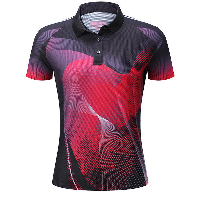 High-End Badminton, Table Tennis, and Tennis Sports Uniforms – Men s and Women s Tops M