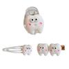 Cute Tooth Harajuku Snap Clip Y2K Girls Hairpin Sweet Handmade HairPins