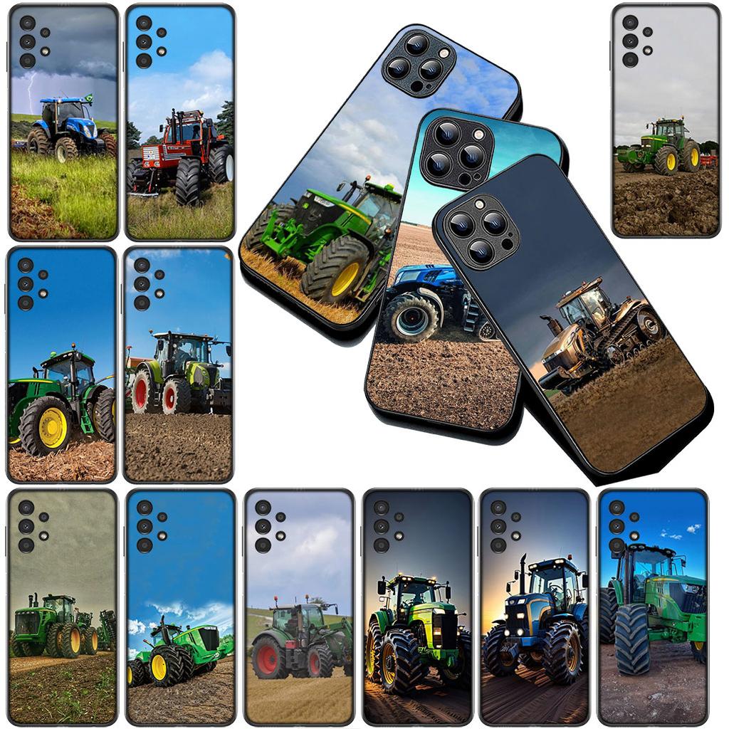 Měkký kryt pro Motorola Moto G86 G57 E14 E15 G14 G34 G67 G84 G24 A54 G15 Power E22 Pouzdro na telefon Farmy Vozidla Traktory