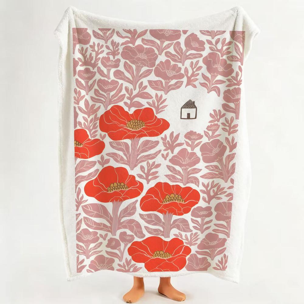 

Illustrator V Virginie Cognet Throw Flannel Throw Blanket Suitable for Sofa Living Room Bedroom 75cmx90cm
