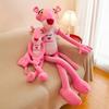 Peluche Pantera Rosa, Adorabile Morbido Peluche Leopardo a Pelo Corto, 60/80/100 cm