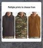 Men's Winter Camouflage Hooded Sweatshirt - Thick Fleece Lined, Warm, Outdoor Tactical Sport