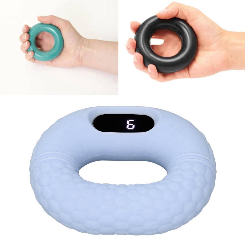 Silicone Hand Grip Strengthener Muscle Training Strength Hand Strengthener Grip with Counter Display