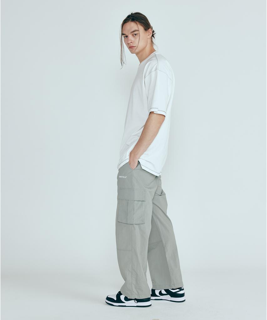 Kinetikeullo Nylon Cargo Pants (Grey)