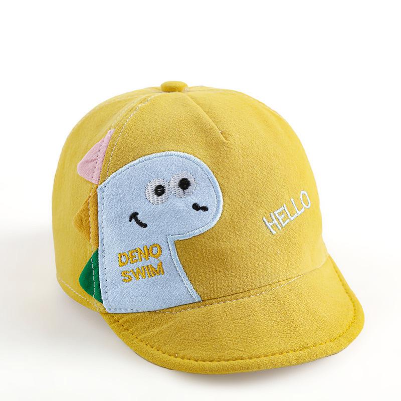 Summer Cute Cartoon Bear Baby Kids Hats Boys Girls Children Outdoor Sunshade Breathable Hats Sun Caps