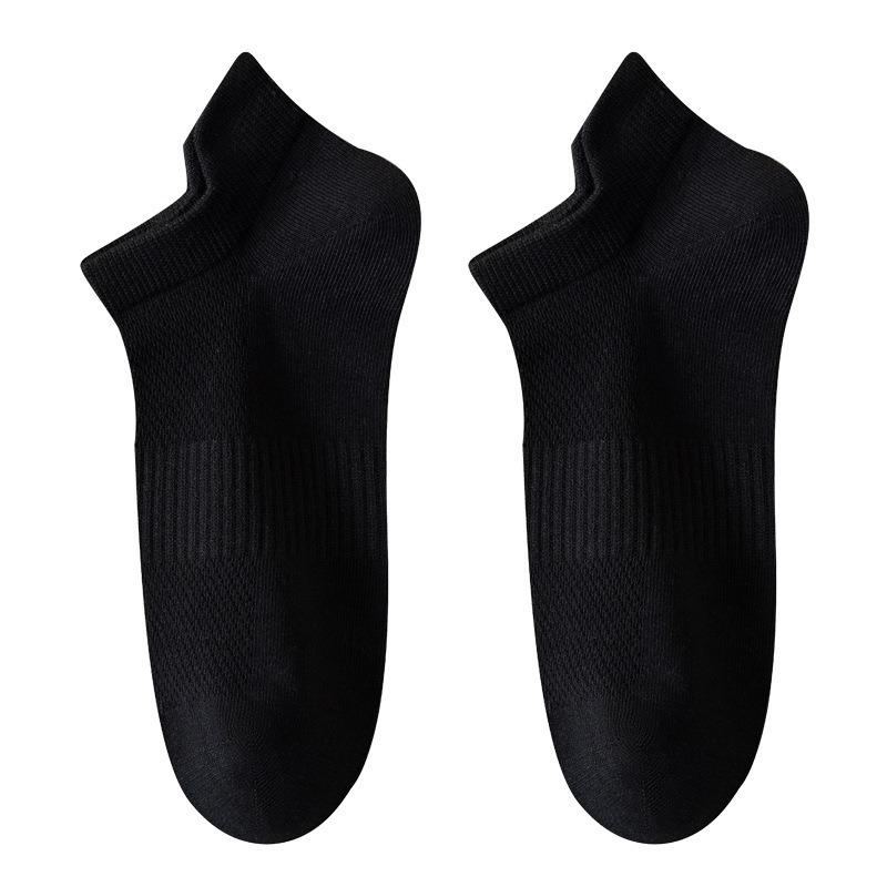 5 Pairs of Women's Spring and Summer Thin 7A Antibacterial Deodorant Mesh Sweet Cotton Short Boat Socks