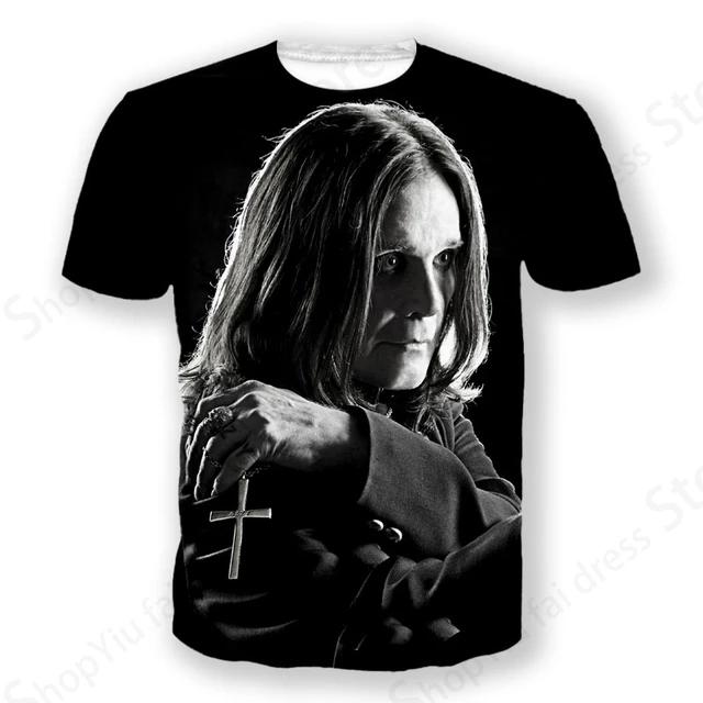 Rock Band T Shirt Ozzy Osbourne 3d Printed Tshirt Men Women Fashion T-shirt Hip Hop Tops Tees Graphic T-shirts Men Clothes Kids