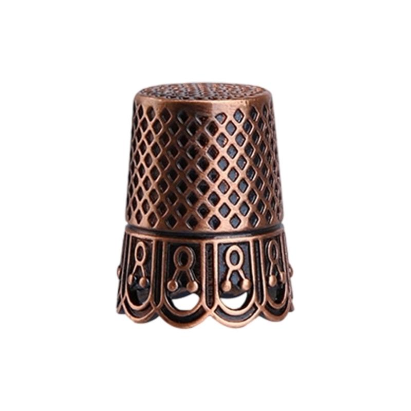 Elegant Metal Thimble With Awl And Needle Holder For Sewing Projects