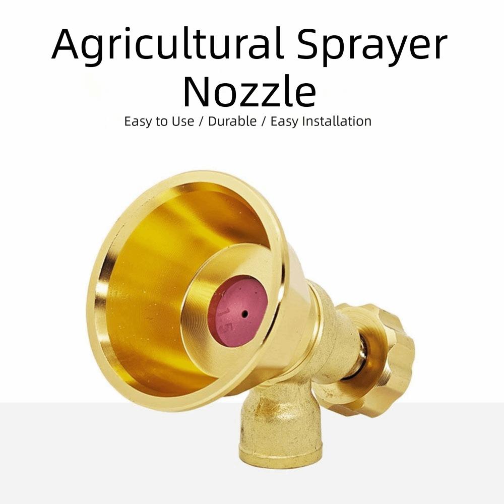 High Pressure Brass Atomizing Nozzle Adjustable Irrigation Nozzle Agricultural Spraying