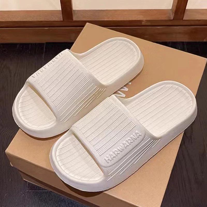 Fashion Fashion Summer EVA Slippers for Women 2025 New Non Slip Bathroom Indoor Home Slippers Woman Lightweight Soft Sole Cloud Slides