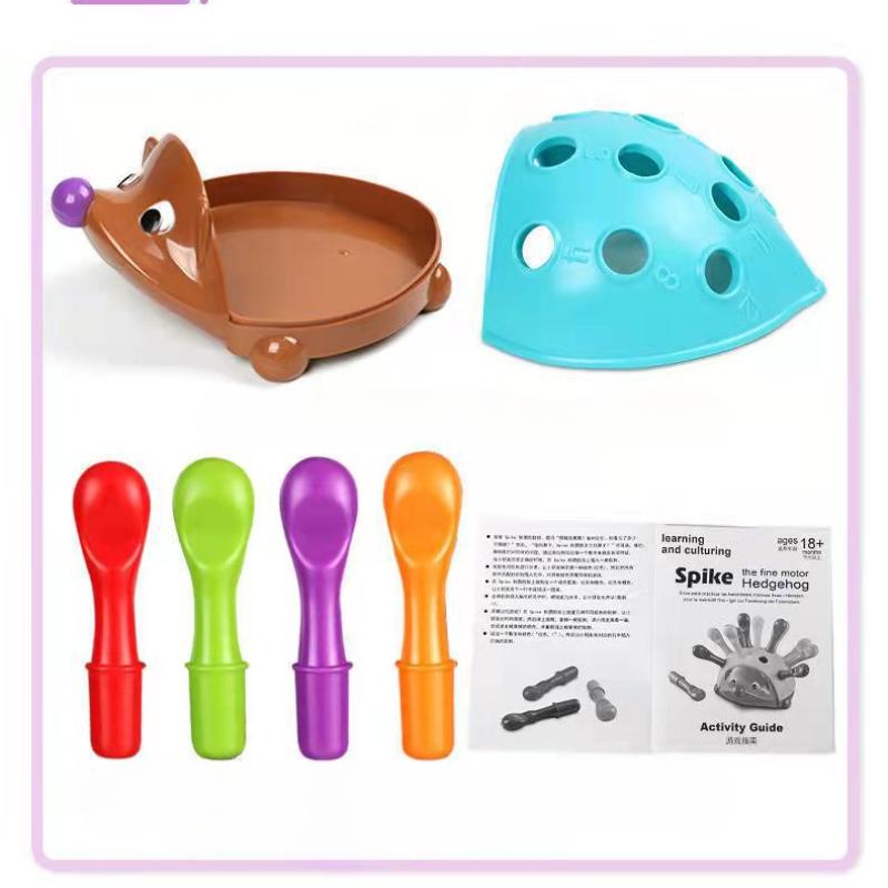 Learning Resources The Fine Motor Hedgehog - Toddler Learning Toys, Fine Motor and Sensory Toys for Kids Ages 18+ Months, Montessori Toys