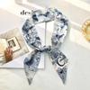 130cm Long Women Lace Floral Scarf Y2k Lace Ribbon Neck Scarves Embroidered Ladies Neck Headbands Sweet Skinny Neckerchief
