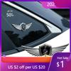 Hot 2025 New Car Badge Metal Wings Body Decoration Sticker For Volkswagen Polo Passat B5 B6 B7 T4 T5 Golf 4 5 6 Tiguan Jetta GTI