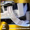 18AWG Power Supply PSU Sleeved Cable /24pin ATX /4+4pin EPS /2 X 6+2pin PCI-E PSU Extension Cable 30CM