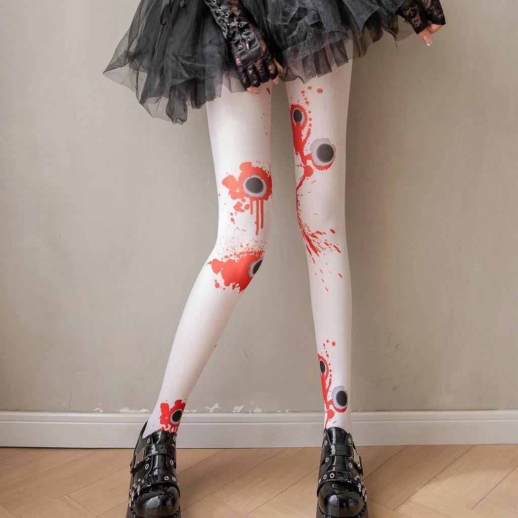 Collant con Stampa Tatuaggio Personalizzata Primavera/Estate: Sottile, Alla Moda, Motivi Astratti Retrò