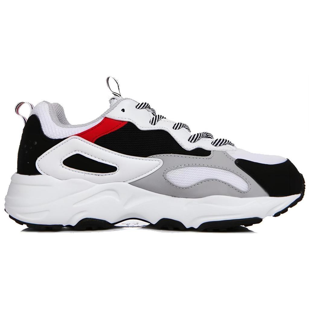 FILA Ray Tracer Low Chunky Shoes Black/White/Red FS1SIB1180X_WBK