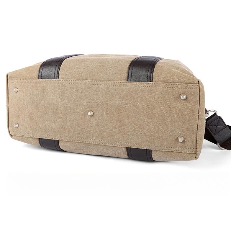 Men's Canvas Tote Travel Bag Large Capacity Luggage Shoulder Crossbody Bag Korean Sport Gym Fitness Duffels Short Trip Bags