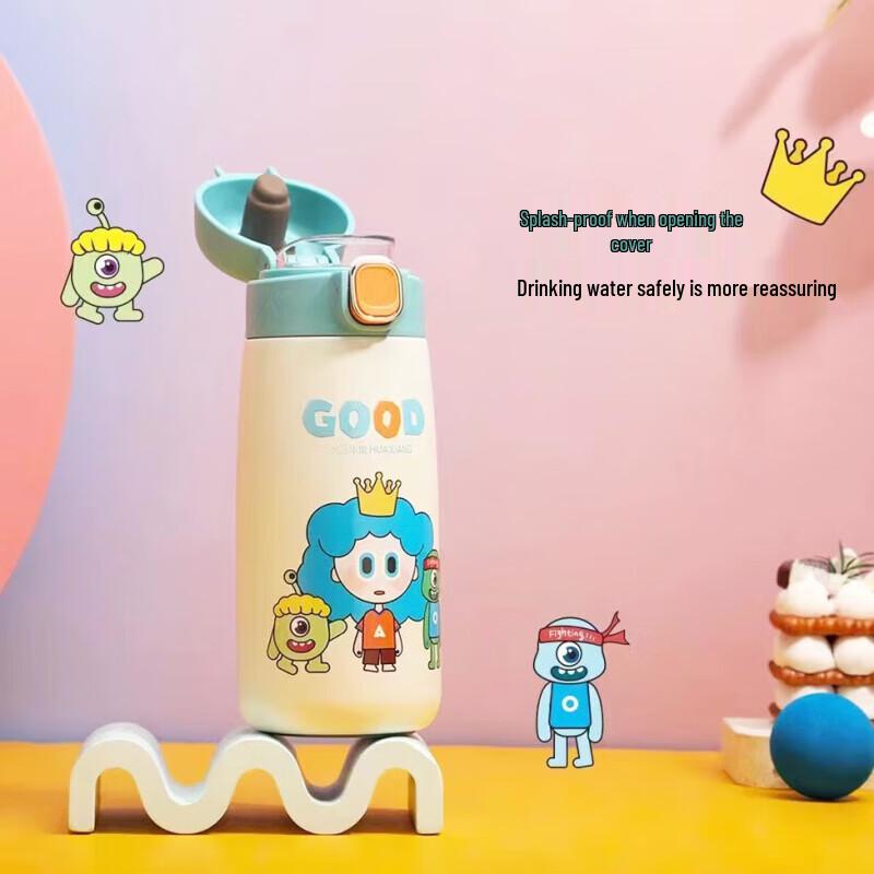 HOAOR Cartoon Stainless Steel Insulated Water Bottle
