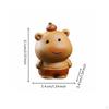 Capybara Tee-Haustier Handgefertigte Figur Niedrige Tonfigur für Geschenkeladen