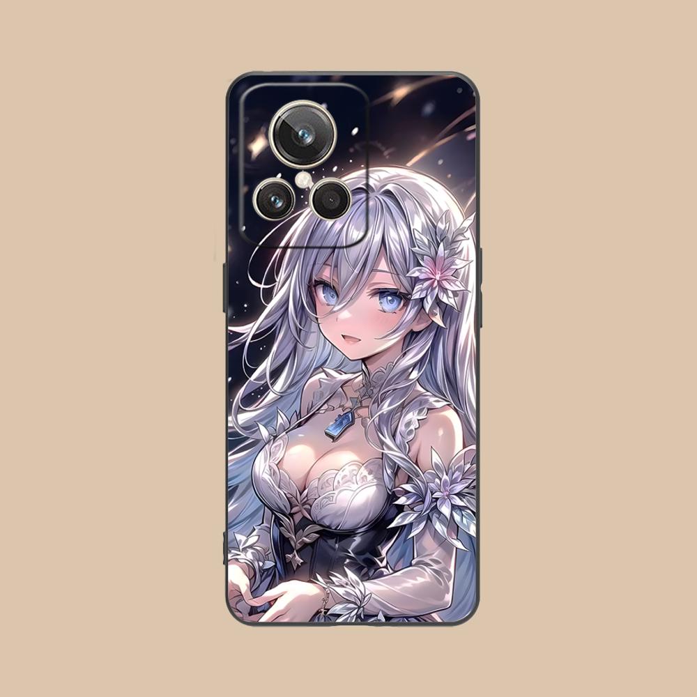 Date a Live Mio Takamiya Matte TPU Mobile Phone Case for Realme 15 14 13 12 11 10 9 Pro Plus T i Lite 5G Colorful Printing Cover