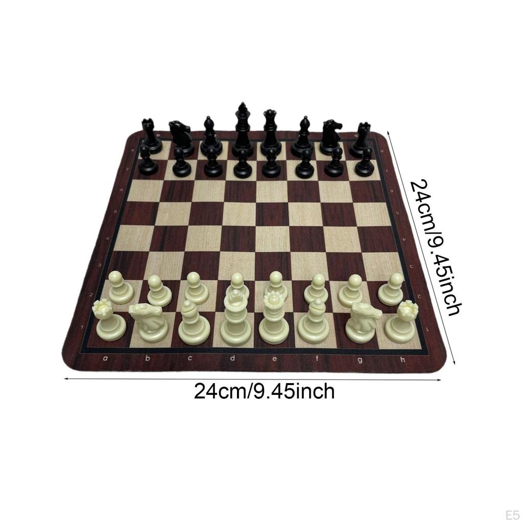 Chess Game Set Gifts Professional for Children Portable Multifunctional Educational Toy Folding