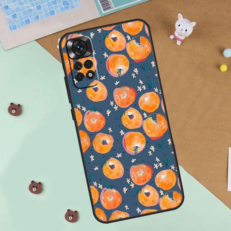 Tropical Summer Fruit Lemon Case For Xiaomi Redmi Note 14 13 12 9 10 11 Pro 10S 11S 12S Cover For Redmi 13C 10C 12C 14C