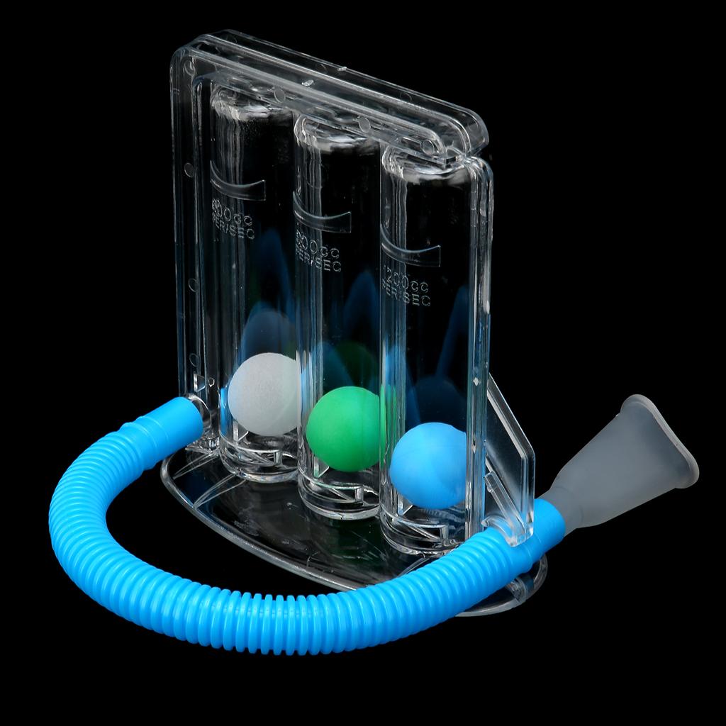 Vital Capacity Training Tool 3 Balls Breathing Exerciser Lung Breathing Trainer Exerciser