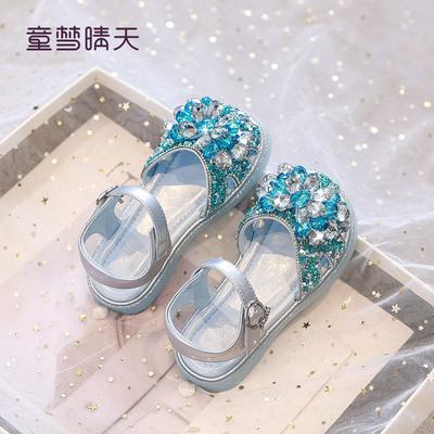 Size 26-37, Girls Sandals Summer 2025 New Children's Princess Shoes Aisha Shoes Summer Shoes Soft-soled Sandals