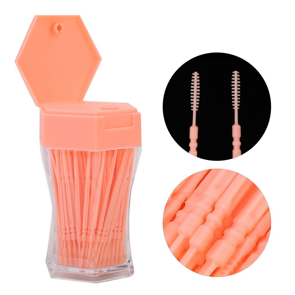 200pcs Double Head Toothpick Household Cleaning Tartar Removal Toothpick
