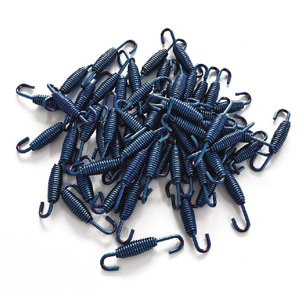 12 Pcs Motorcycles Universal Stainless Steel Exhaust Pipe Spring Hook 68mm 2.68" 719144486907|