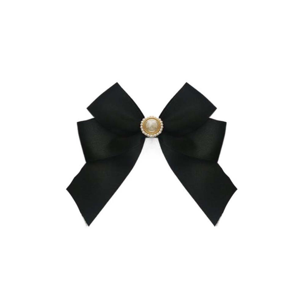 Skin Cancer Black Bow Brooch Pin Awareness Funerals Memorial Pin Simple Black Ribbon Pin  Party