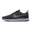 Nike Dualtone Racer Casual Fabric Shock Absorption Non-Slip Wear-Resistant Breathable Low-Top Running Shoes Women Sneaker Black Silver AH0312-003