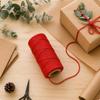 Hemp Twine Spool Rough Fiber Texture, Rustic Packaging Details, for Gift Wrapping Red