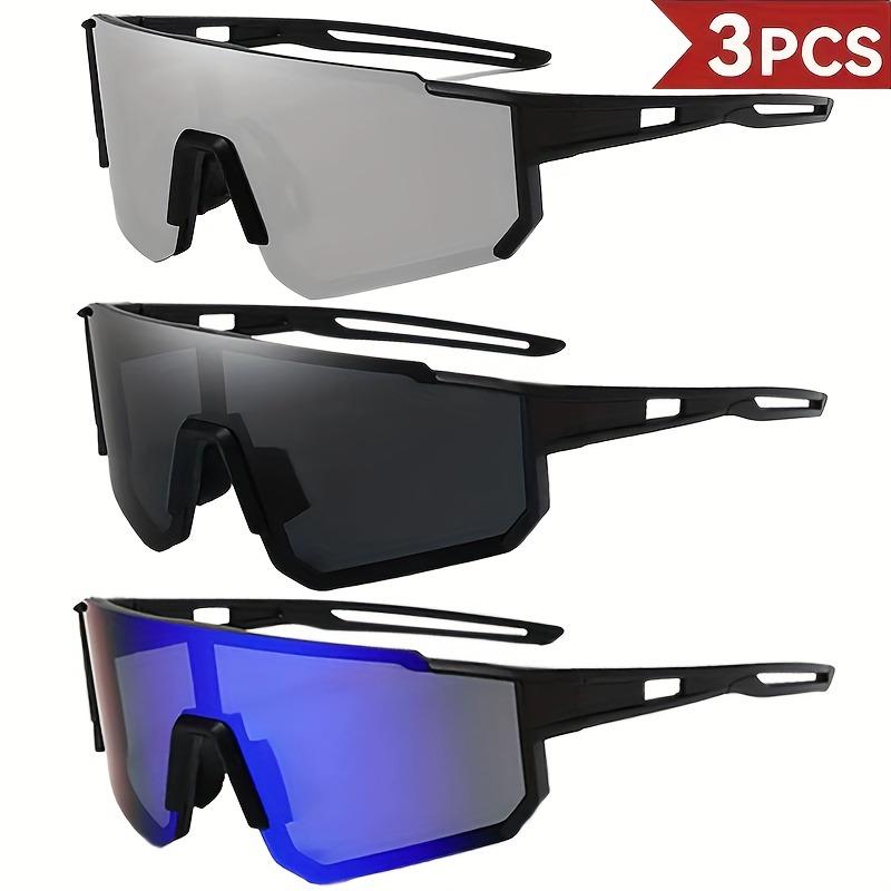 3 Pairs of Large Frame Fashionable Glasses Unisex Party Shooting Props Perfect Accessories