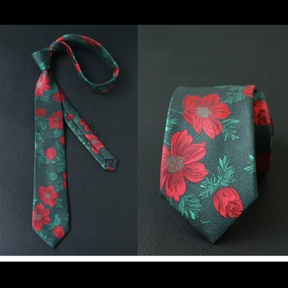 Red Blue Green Business Neckties 7cm Width Groom Cravat New Wedding Men Tie Business Daily Wear